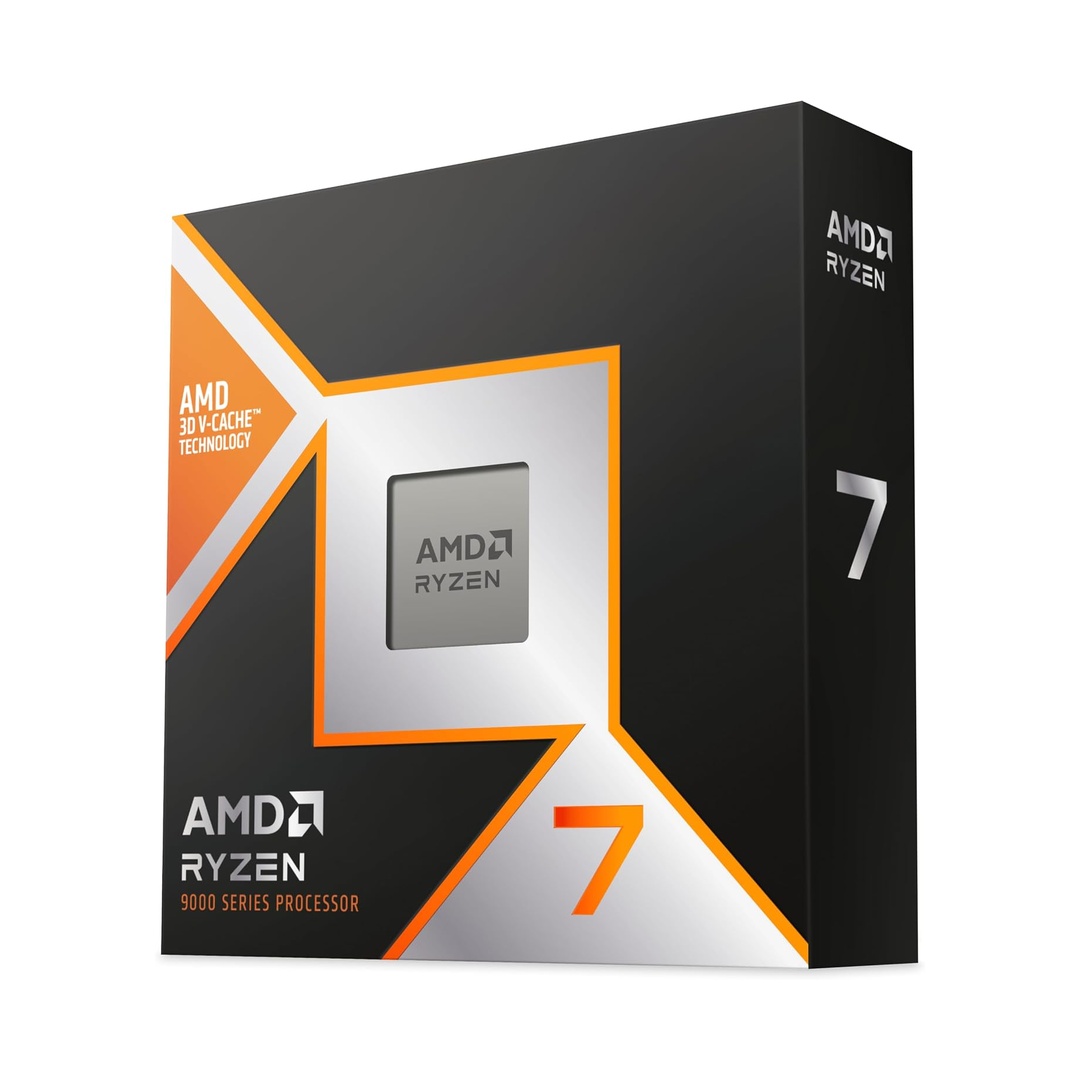AMD RYZEN 7 9800X3D 8-Core, 16-Thread Desktop Pro…