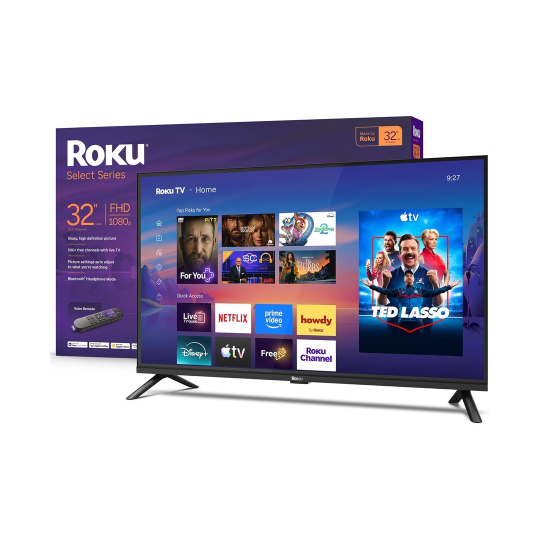 Roku 32-Inch Select Series Smart TV 2026-1080p Full HD…